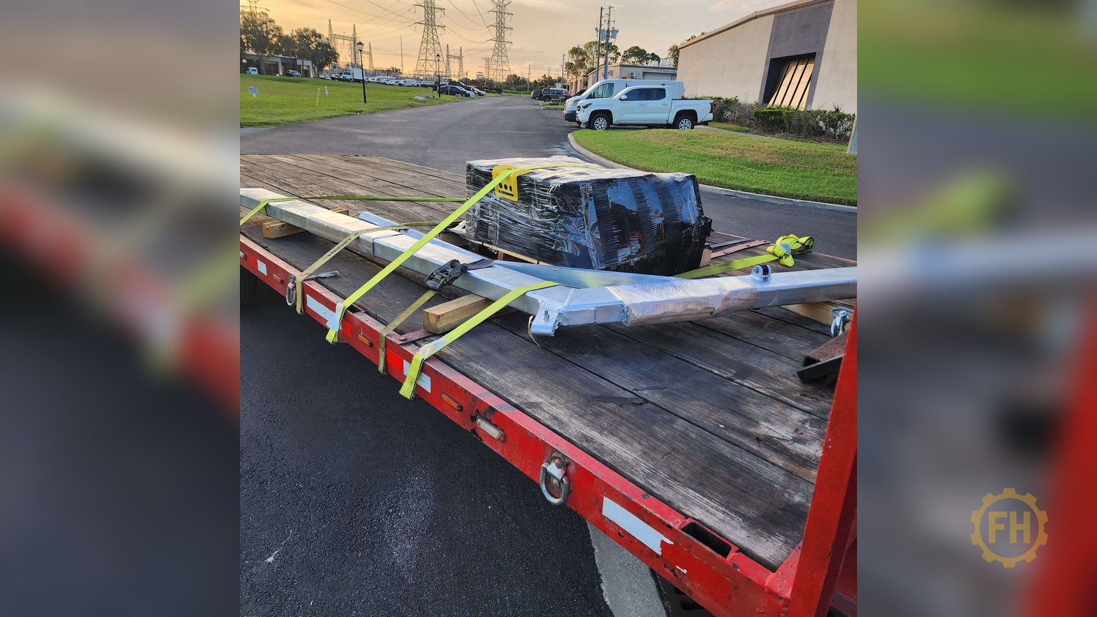 Frank Hauling LLC boat equipment hauling from Tampa to Jacksonville, Florida