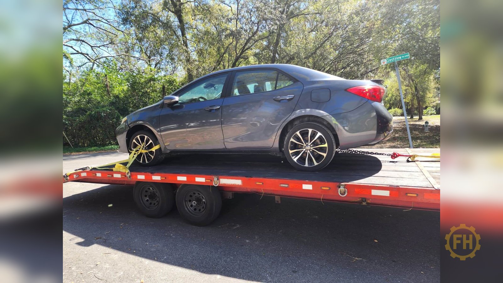 Frank Hauling LLC car hauling from Tampa to Orlando, Florida